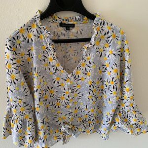 Daisy Crop Top T Shirt